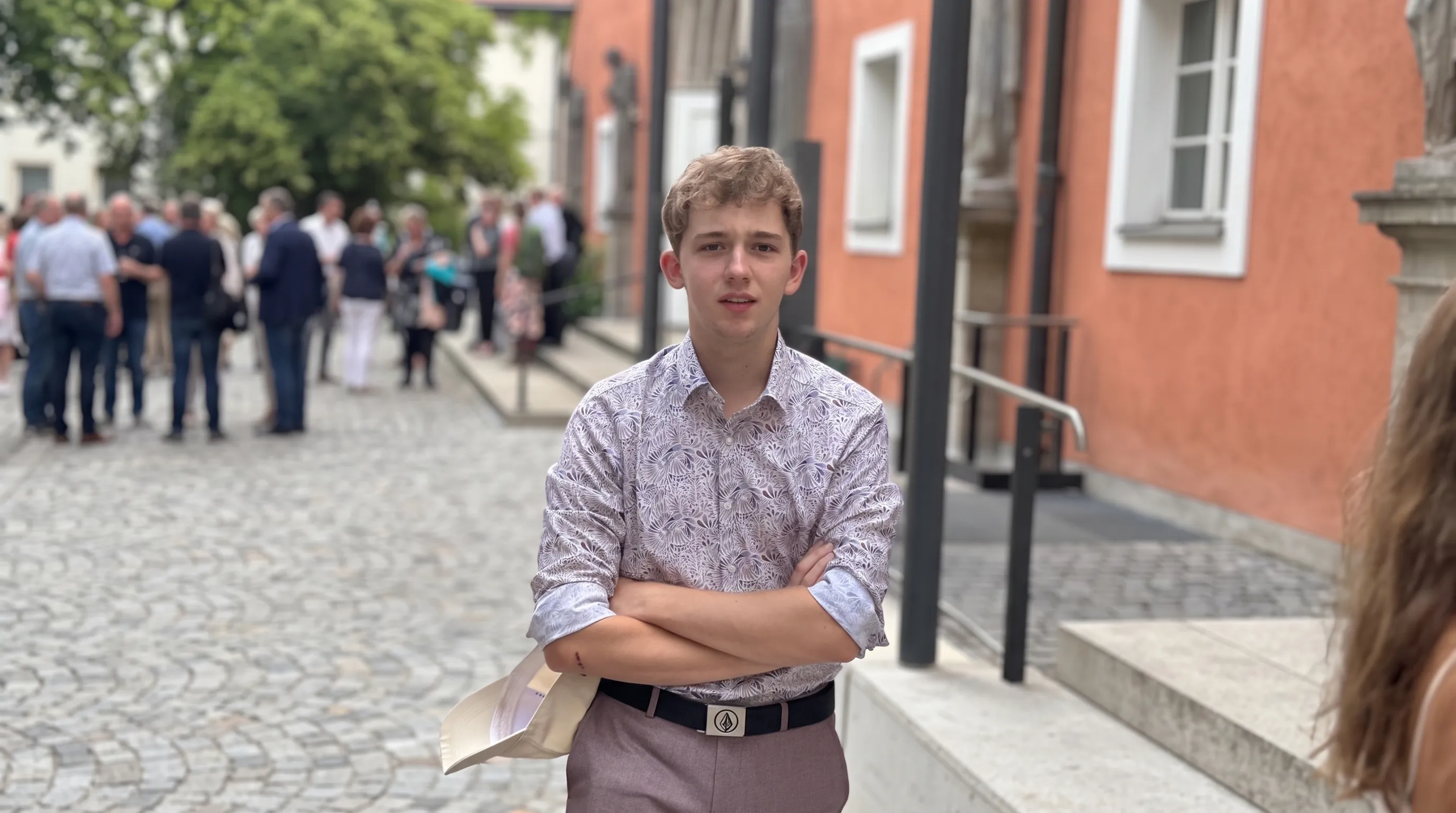 Henry Prill bei einer Familienfeier in Schongau