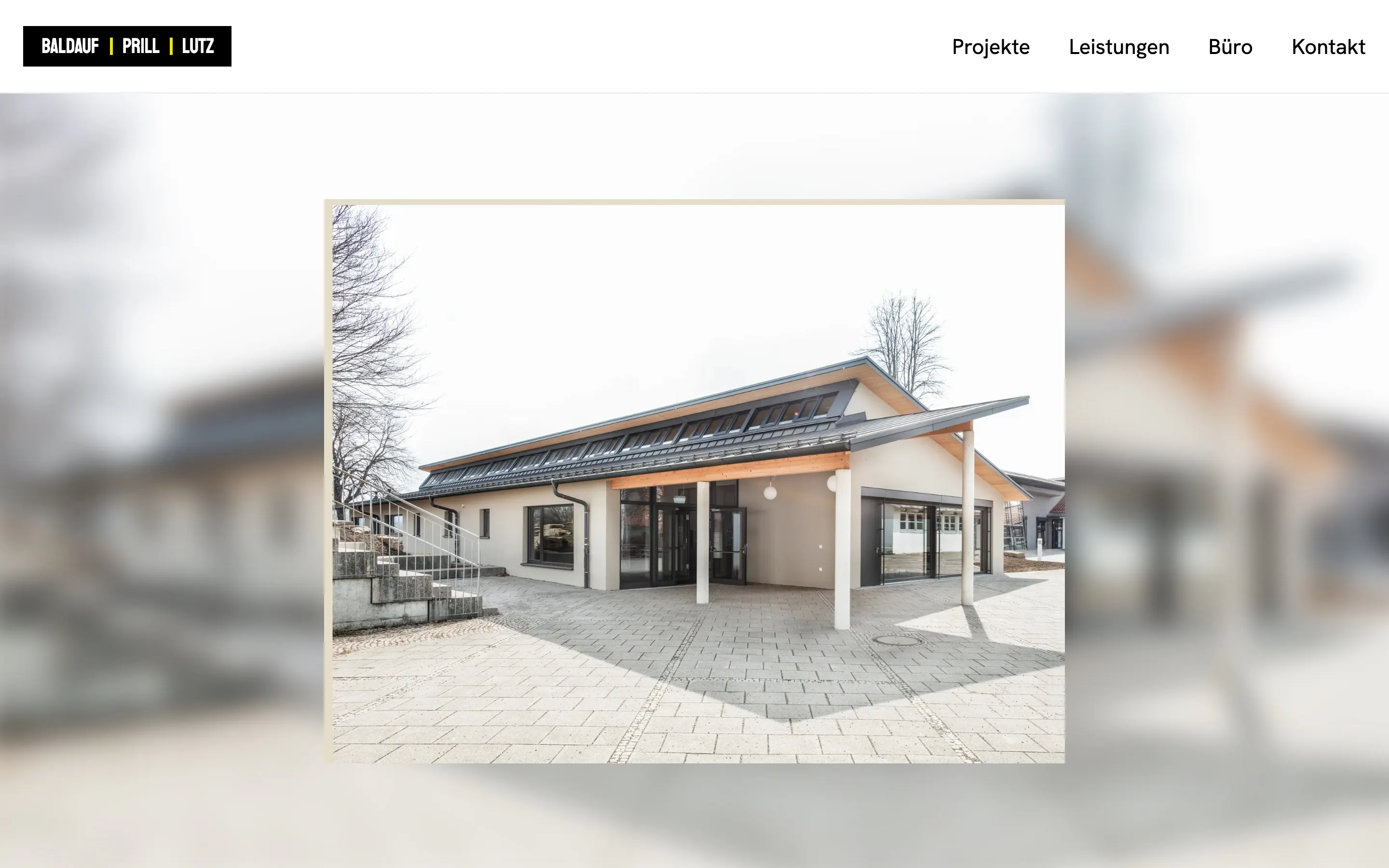 Projektseite der Ganztagesschule Peiting auf der Website von BPL Architekten